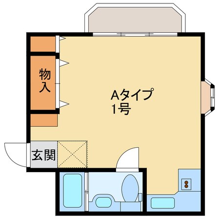 タウンズビルの物件間取画像